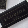 Printed Leather Labels in Faux suede - Image #2
